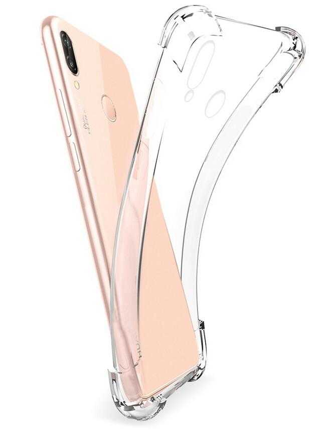Huawei P20 Lite Kılıf Zore Nitro Anti Shock Silikon Renksiz