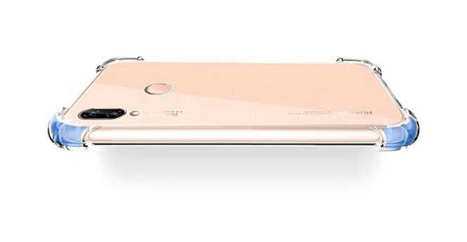 Huawei P20 Lite Kılıf Zore Nitro Anti Shock Silikon Renksiz