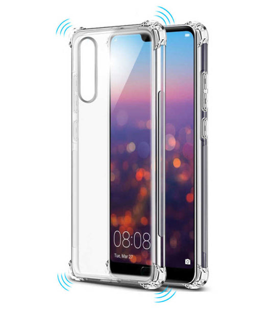 Huawei P20 Lite Kılıf Zore Nitro Anti Shock Silikon Renksiz
