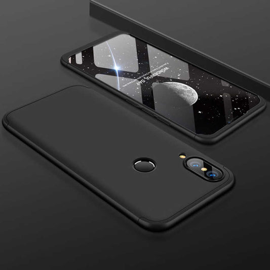 Huawei P20 Lite Kılıf Zore Ays Kapak Siyah