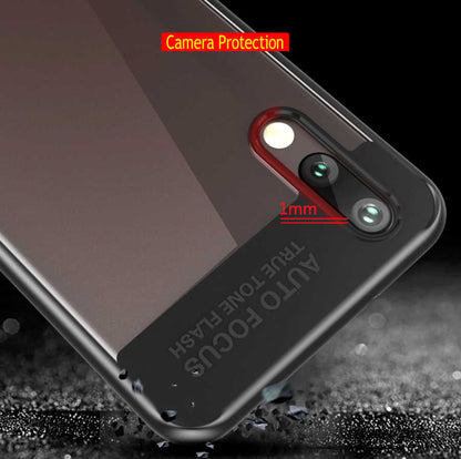 Huawei P20 Lite Kılıf Zore Buttom Kapak Mavi