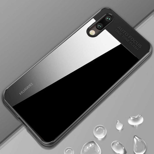 Huawei P20 Lite Kılıf Zore Buttom Kapak Siyah