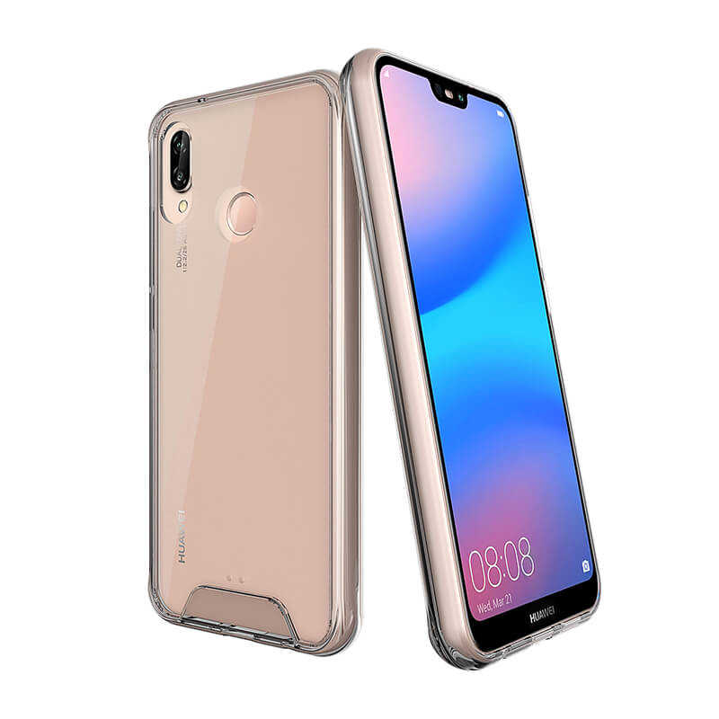 Huawei P20 Lite Kılıf Zore Gard Silikon Renksiz