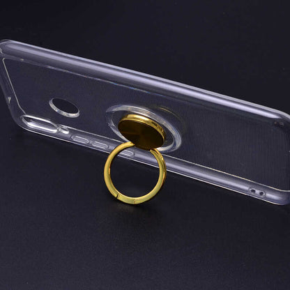 Huawei P20 Lite Kılıf Zore Les Silikon Gri