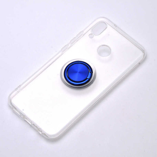 Huawei P20 Lite Kılıf Zore Les Silikon Mavi