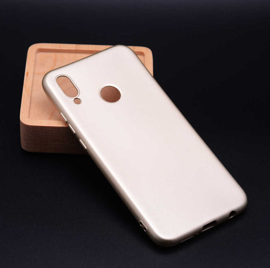 Huawei P20 Lite Kılıf Zore Premier Silikon Kapak Gold