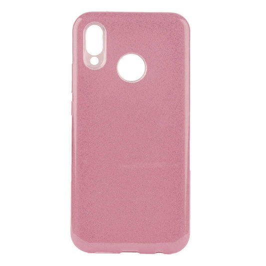 Huawei P20 Lite Kılıf Zore Shining Silikon Rose Gold