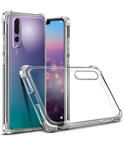 Huawei P20 Pro Kılıf Zore Nitro Anti Shock Silikon Renksiz