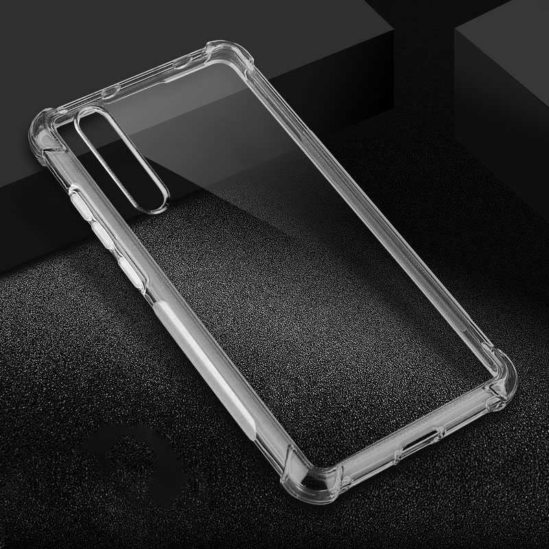 Huawei P20 Pro Kılıf Zore Nitro Anti Shock Silikon Renksiz