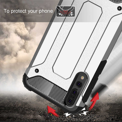Huawei P20 Pro Kılıf Zore Crash Silikon Kapak Mavi