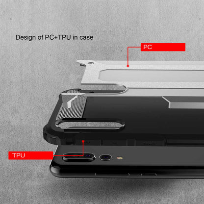 Huawei P20 Pro Kılıf Zore Crash Silikon Kapak Kırmızı
