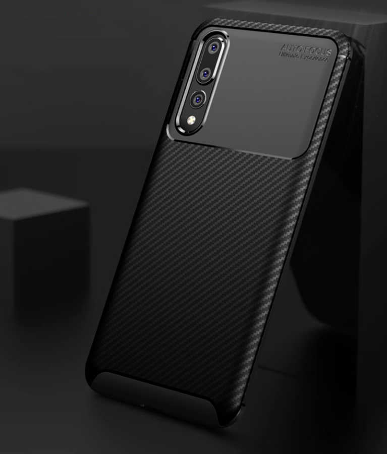 Huawei P20 Pro Kılıf Zore Negro Silikon Kapak Kahverengi