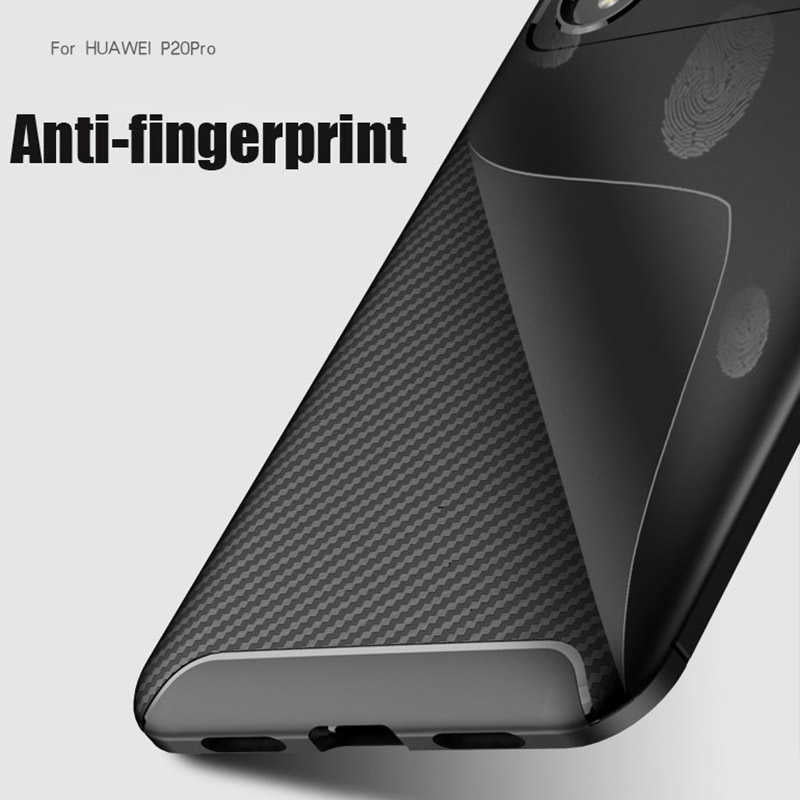 Huawei P20 Pro Kılıf Zore Negro Silikon Kapak Kahverengi