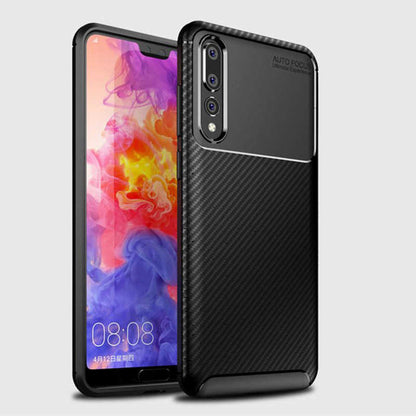 Huawei P20 Pro Kılıf Zore Negro Silikon Kapak Kahverengi