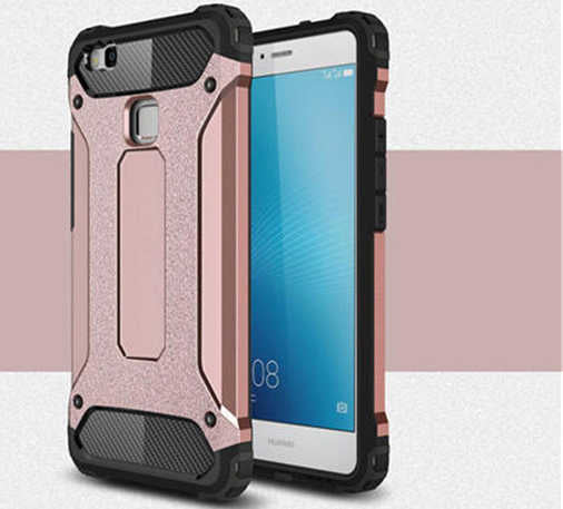 Huawei P9 Lite Mini Kılıf Zore Crash Silikon Kapak Rose Gold