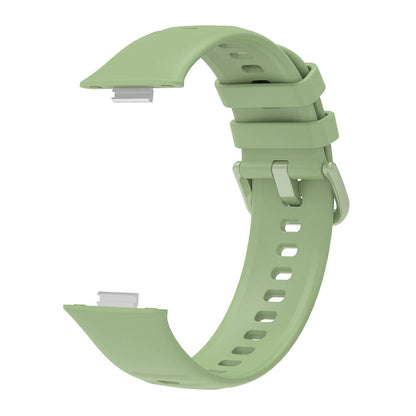 Huawei Watch Fit 3 Band Serisi Klasik Kordon Silikon Strap Kayış Gri