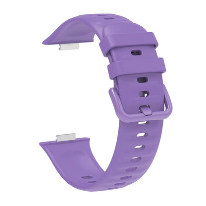 Huawei Watch Fit 3 Band Serisi Klasik Kordon Silikon Strap Kayış Lacivert