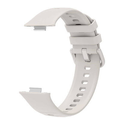 Huawei Watch Fit 3 Band Serisi Klasik Kordon Silikon Strap Kayış Lila
