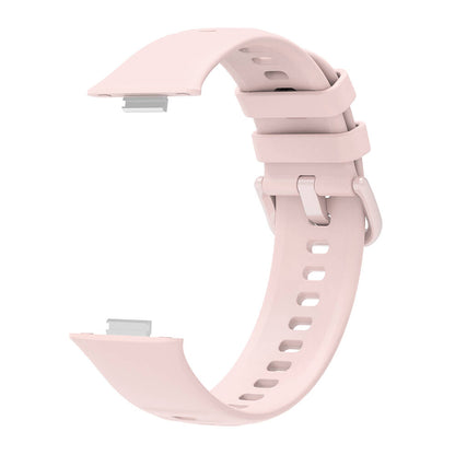 Huawei Watch Fit 3 Band Serisi Klasik Kordon Silikon Strap Kayış Koyu Kırmızı