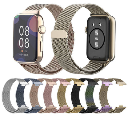Huawei Watch Fit 3 Zore KRD-01 Metal Kordon Siyah
