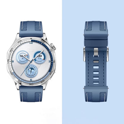 Huawei Watch GT 5 Zore KRD-128 Silikon Kordon Mavi