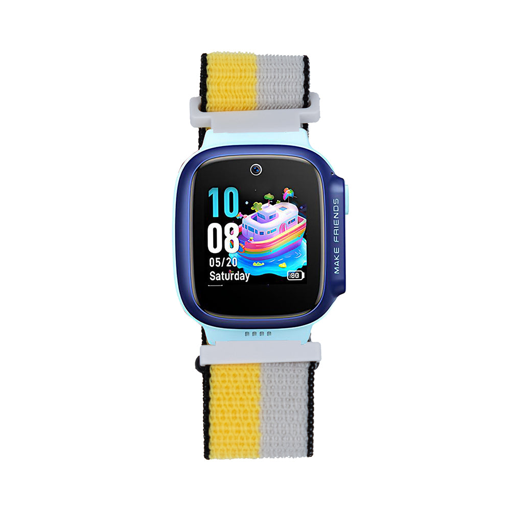 Huawei Watch GT5 41mm Zore KRD-03 18mm Çocuklara Özel Hasır Kordon Kırmızı-Kahverengi