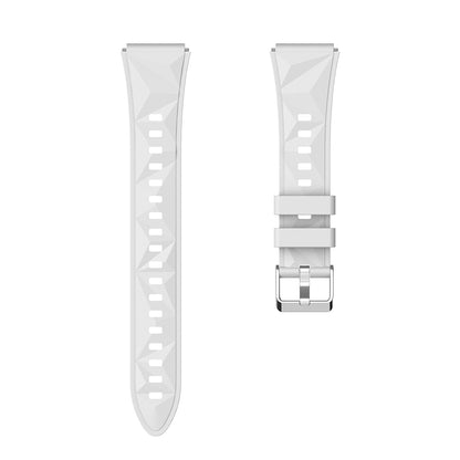 Huawei Watch GT5 Pro 42mm Zore KRD-129 Silikon Kordon Strap Kayış Beyaz