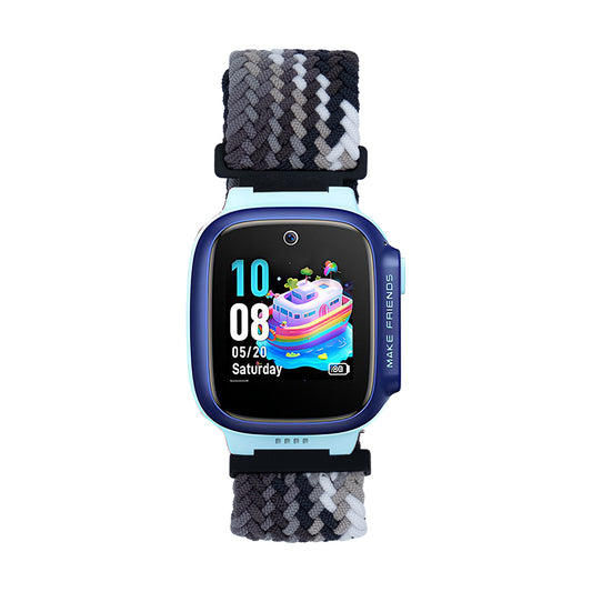 Huawei Watch GT5 Pro 42mm Zore KRD-139 Çocuklara Özel Örgü Kordon Siyah