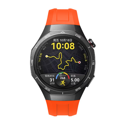 Huawei Watch GT5 Pro 46mm Zore KRD-130 Silikon Kordon Strap Kayış Beyaz