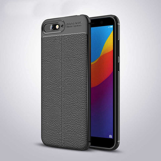 Huawei Y6 2018 Kılıf Zore Niss Silikon Kapak Siyah