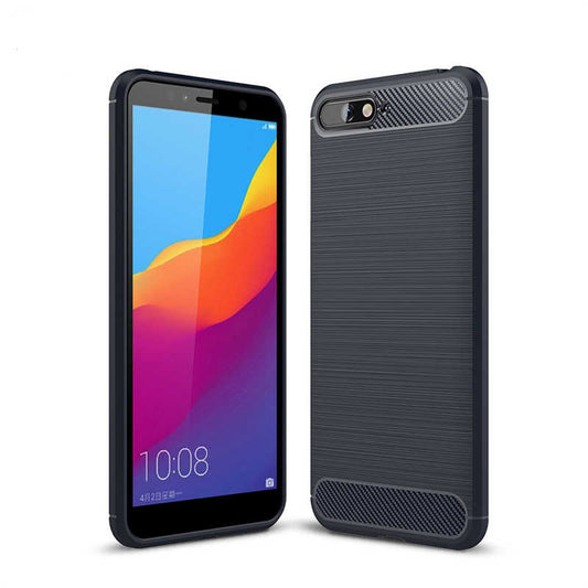 Huawei Y6 2018 Kılıf Zore Room Silikon Kapak Lacivert