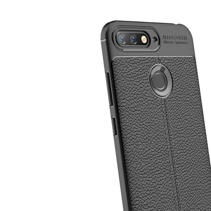 Huawei Y7 2018 Kılıf Zore Niss Silikon Kapak Kırmızı