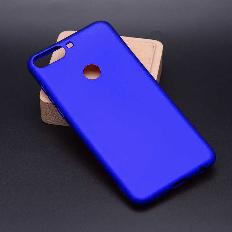 Huawei Y7 2018 Kılıf Zore Premier Silikon Kapak Rose Gold