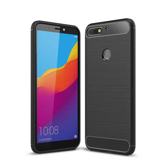 Huawei Y7 2018 Kılıf Zore Room Silikon Kapak Siyah
