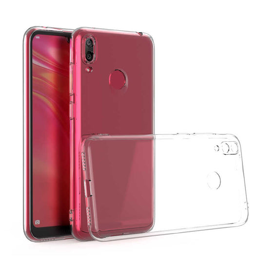 Huawei Y7 Prime 2019 Kılıf Zore Kamera Korumalı Süper Silikon Kapak