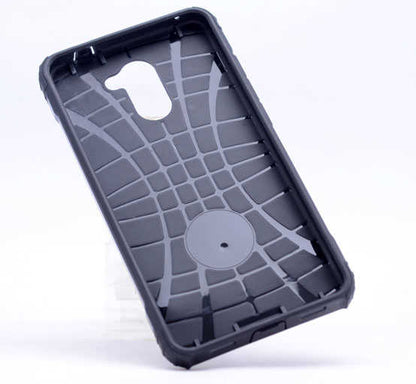Huawei Y7 Prime Kılıf Zore Crash Silikon Kapak Gri