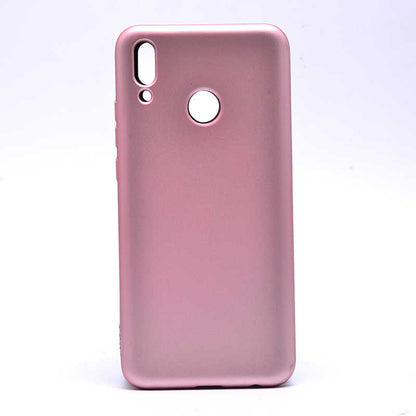 Huawei Y9 2019 Kılıf Zore Premier Silikon Kapak Gold