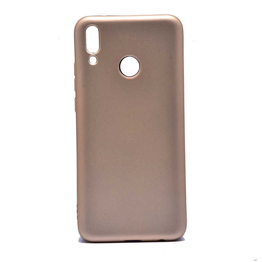 Huawei Y9 2019 Kılıf Zore Premier Silikon Kapak Gold