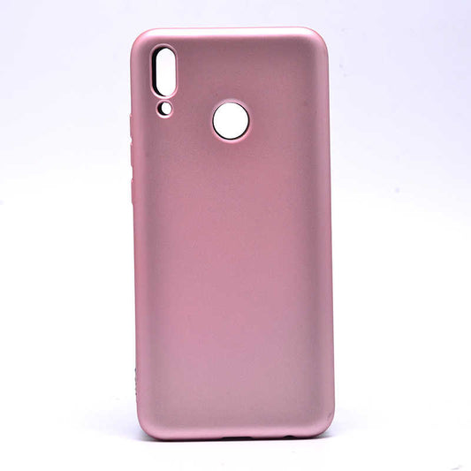 Huawei Y9 2019 Kılıf Zore Premier Silikon Kapak Rose Gold
