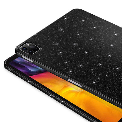 iPad Pro 11 2018 Simli Parlak Görünümlü Zore Tablet Koton Kılıf Siyah