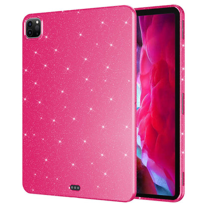 iPad Pro 11 2020 (2.Nesil) Simli Parlak Görünümlü Zore Tablet Koton Kılıf Pembe