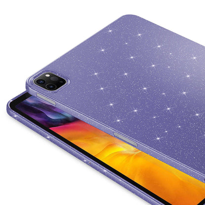 iPad Pro 11 2020 (2.Nesil) Simli Parlak Görünümlü Zore Tablet Koton Kılıf Pembe