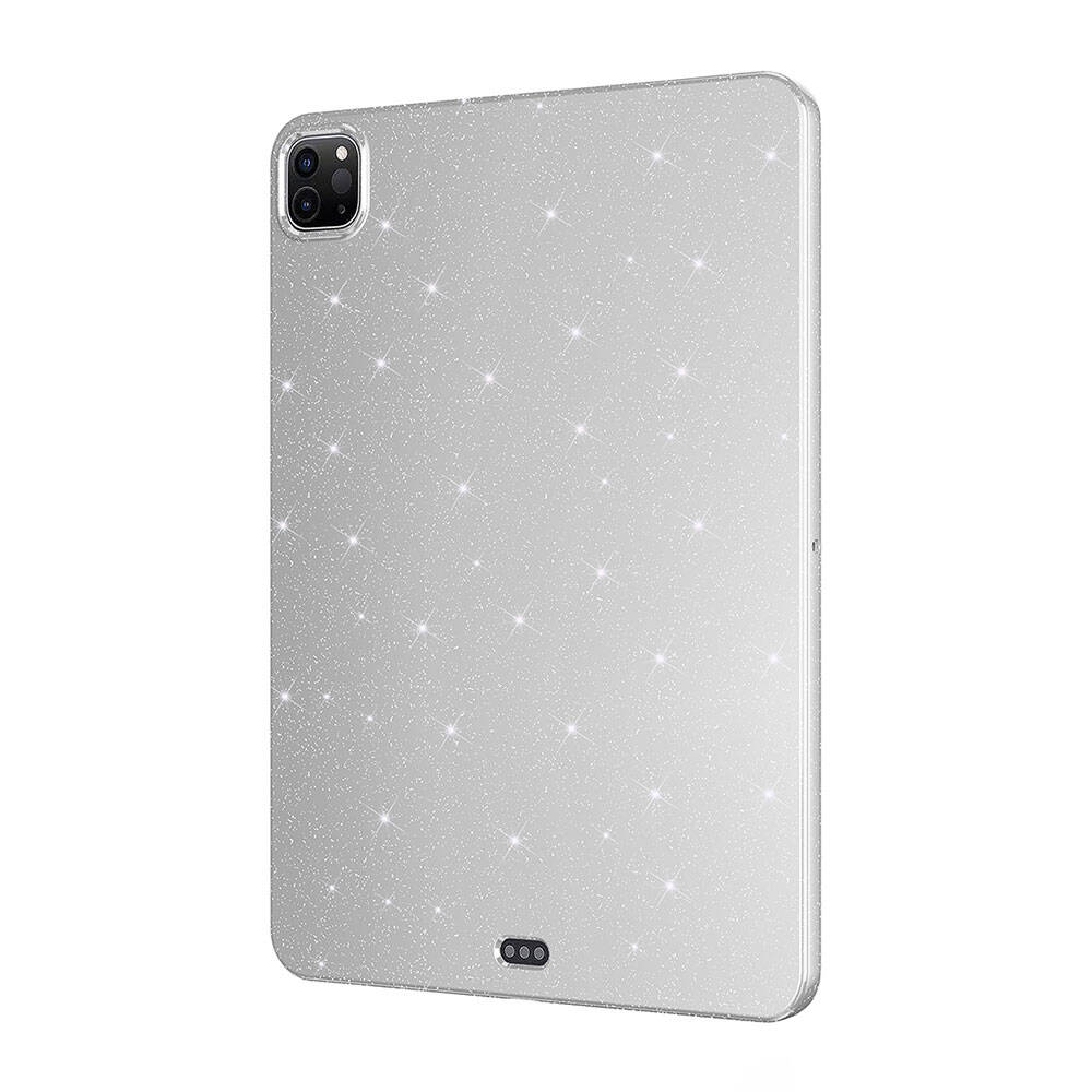 iPad Pro 11 2020 (2.Nesil) Simli Parlak Görünümlü Zore Tablet Koton Kılıf Siyah
