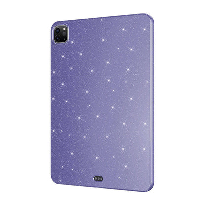 iPad Pro 11 2020 (2.Nesil) Simli Parlak Görünümlü Zore Tablet Koton Kılıf Derin Mor