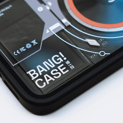 iPhone 15 Pro Max Kılıf Özelleştirilebilir 3 Fonksiyonlu Bluetooth Bağlantılı Bitmo Lab Bangcase Akıllı Magsafe Kapak Siyah