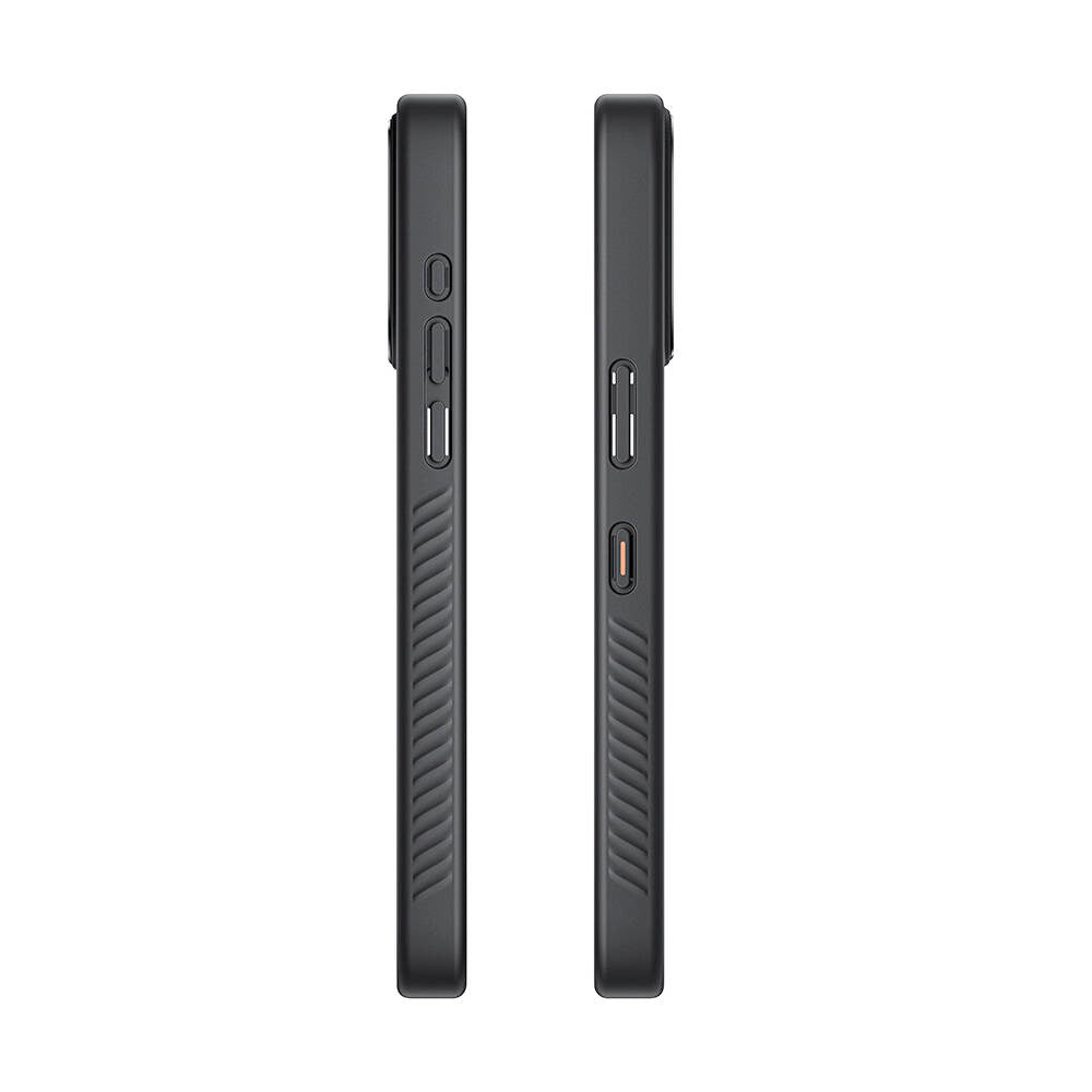 iPhone 15 Pro Max Kılıf Özelleştirilebilir 3 Fonksiyonlu Bluetooth Bağlantılı Bitmo Lab Bangcase Akıllı Magsafe Kapak Siyah