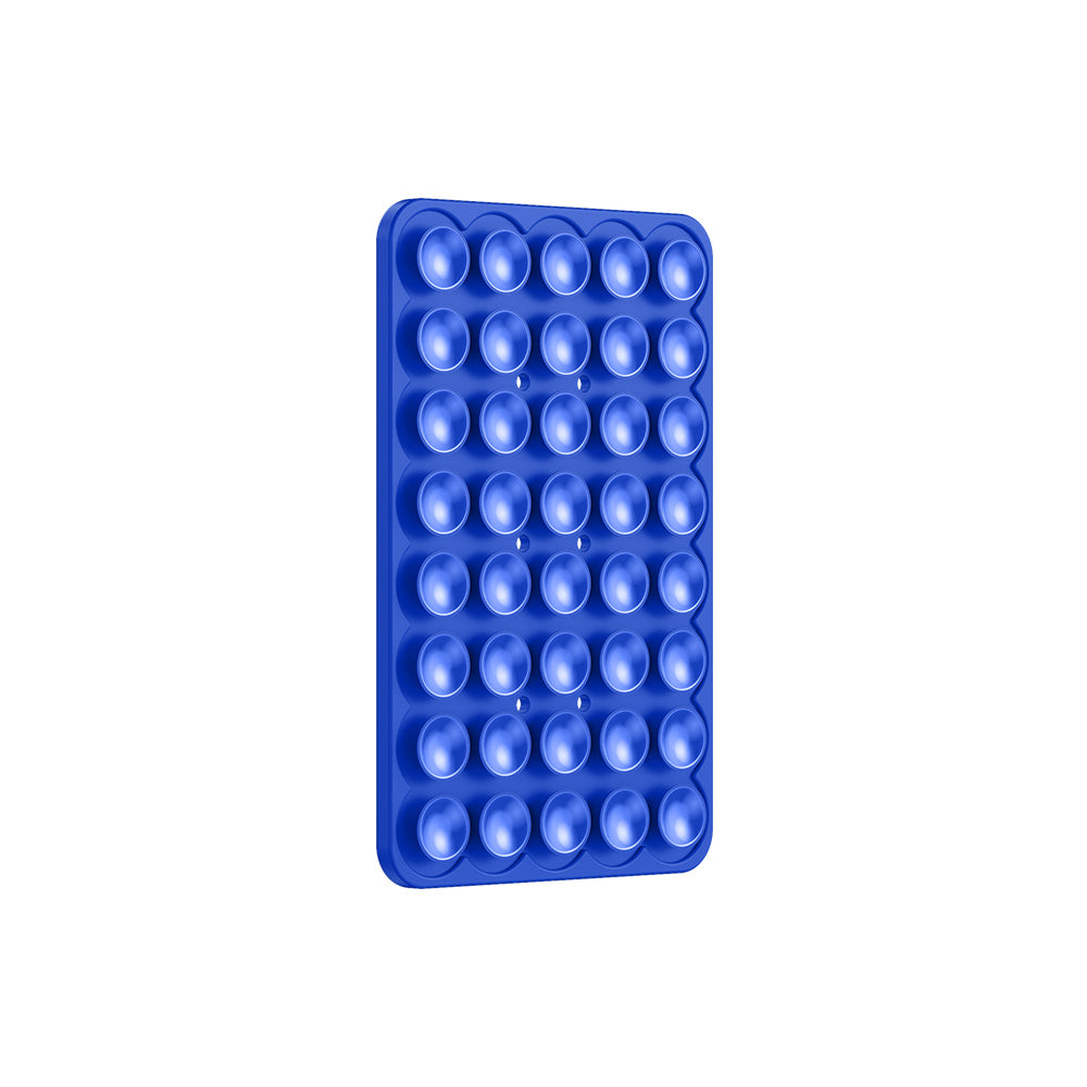 Kare Öpücük 01 Silikon Telefon Tutucu Mavi