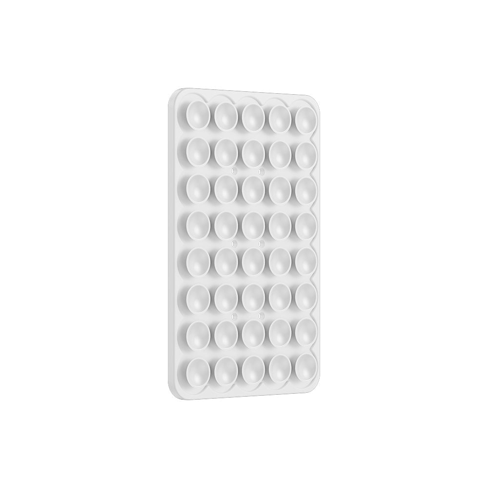 Kare Öpücük 01 Silikon Telefon Tutucu Beyaz