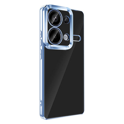 Xiaomi Redmi Note 13 Pro 4G Kılıf Kamera Korumalı Logo Gösteren Zore Omega Kapak Lacivert