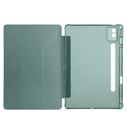 Lenovo Idea Tab Pro 12.7 TB-373FU Kılıf Zore Tri Folding Kalem Bölmeli Standlı Kılıf Lila